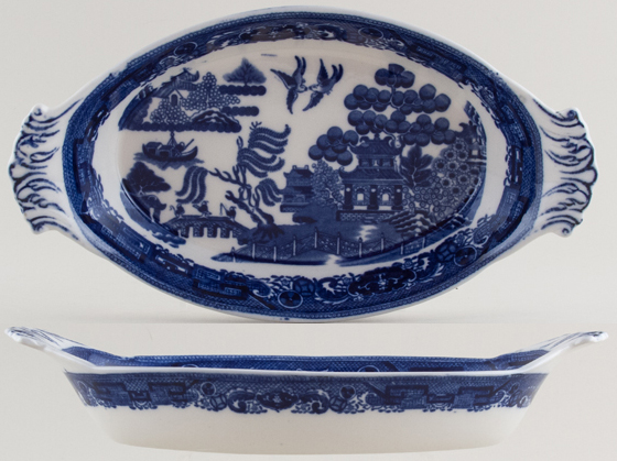Dish oval c1930s